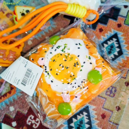 #F0031   Flowing Egg Salmon Toast