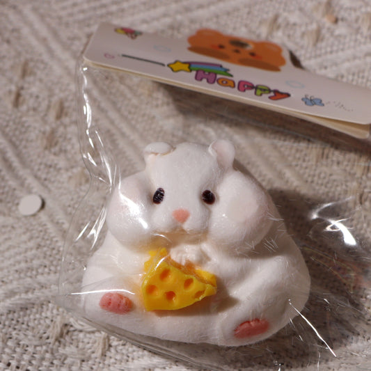 #W0005  fluffy white hamster