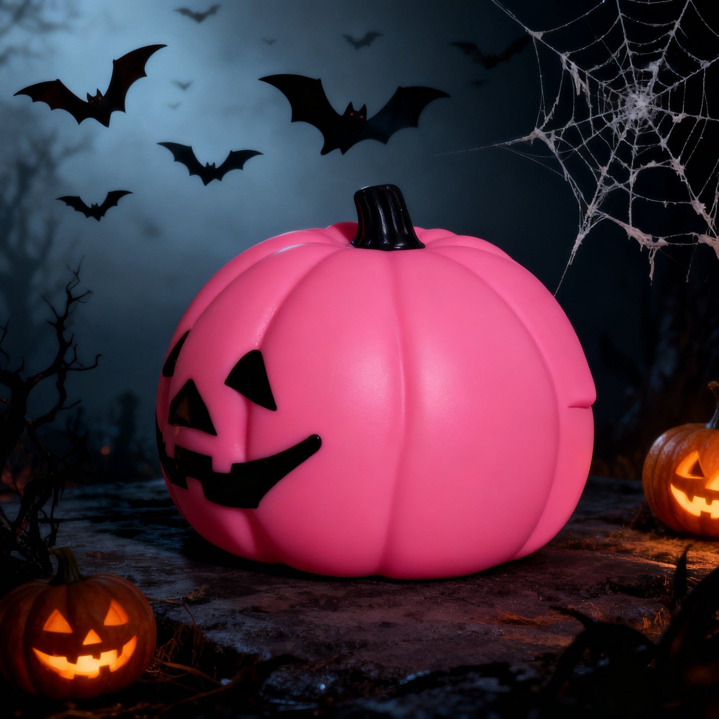 #W0074Fantasy Purple Pumpkin Head