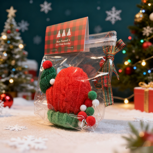 #W0075クChristmas Knitted Gloves